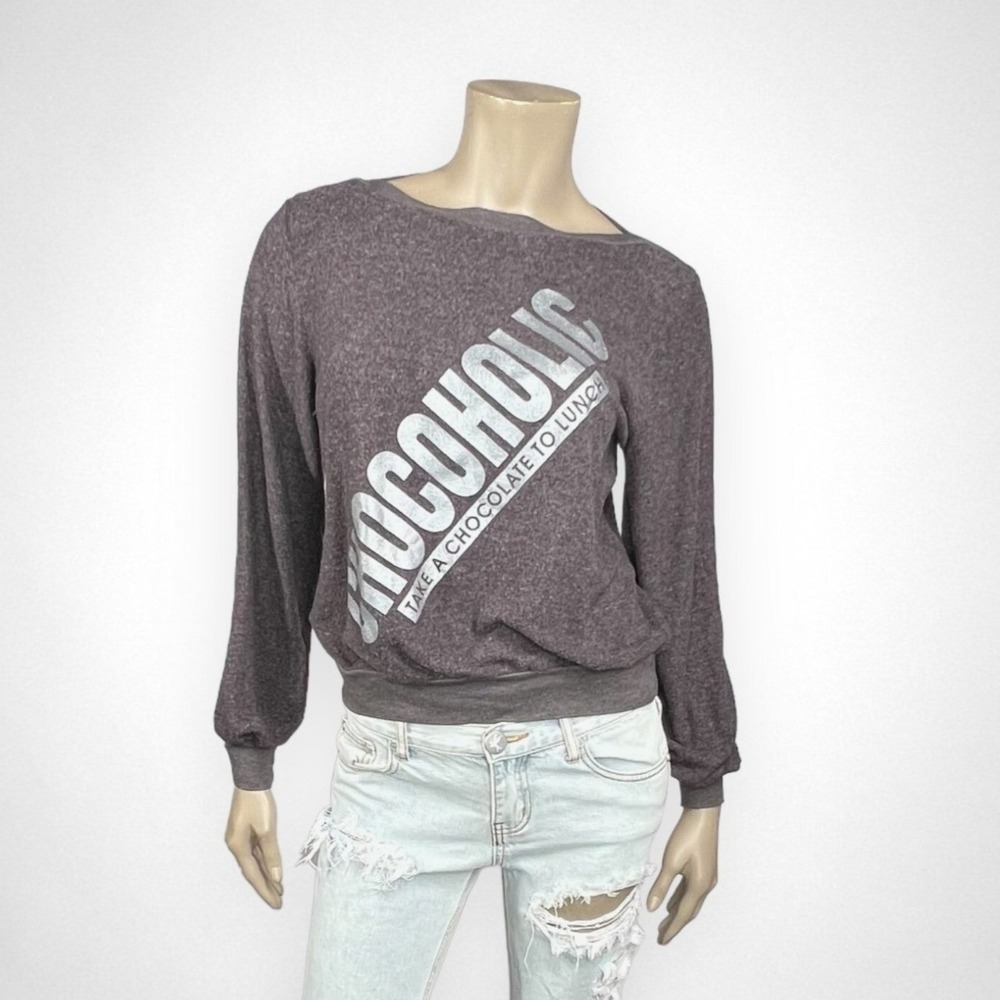WILDFOX Small Chocoholic Sweatshirt‎ Casual